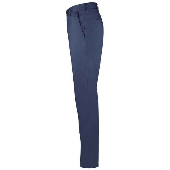 SOLS Mens Jared Stretch Slim Suit Trousers / French Navy - Picture 2 of 3